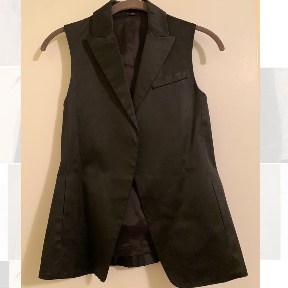 Theory Satin Blazer Vest